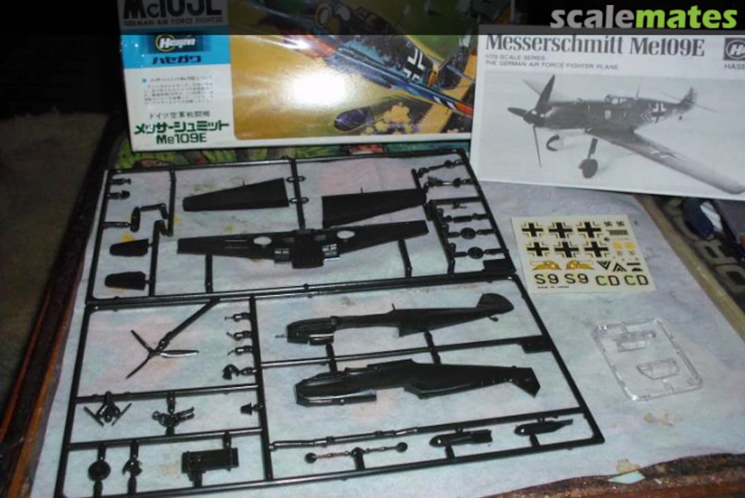 Contents Messerschmitt Me109E A9 Hasegawa