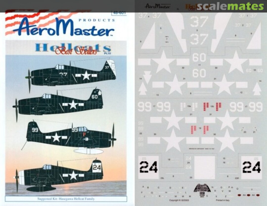 Boxart Hellcats Best Sellers Pt.III 48-601 AeroMaster