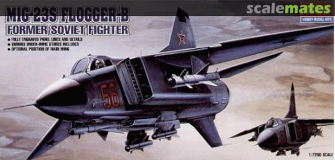 Boxart MiG-23S Flogger B 1621 Academy