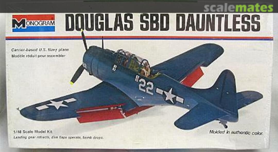 Boxart Douglas SBD Dauntless 6830 Monogram