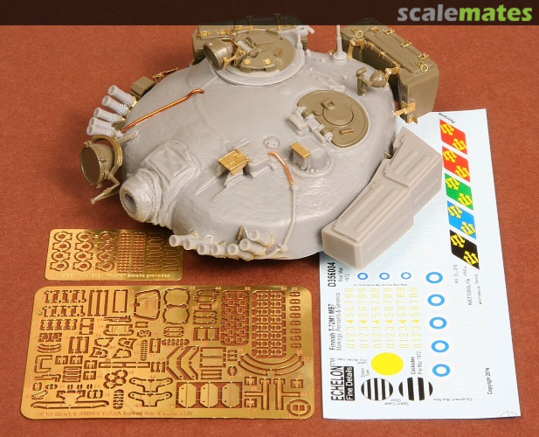 Boxart T-72 M1 'Suomi' Finnish version turret 35013 SBS Model