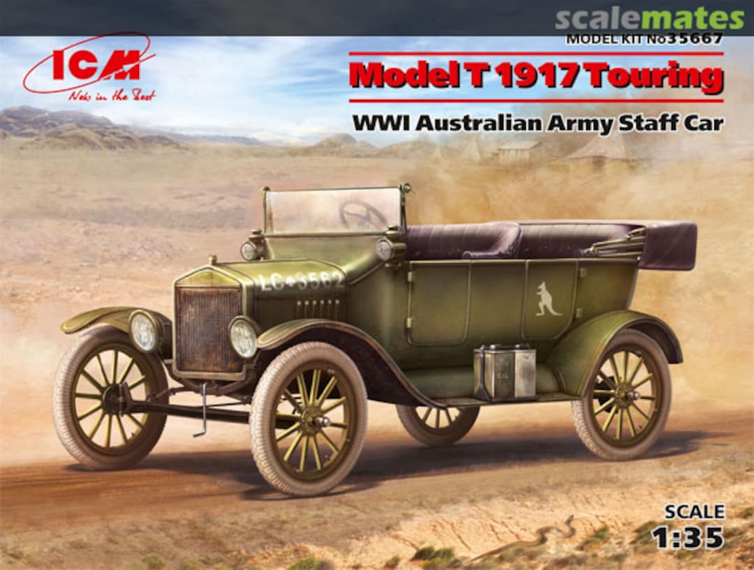 Boxart Model T 1917 Touring 35667 ICM