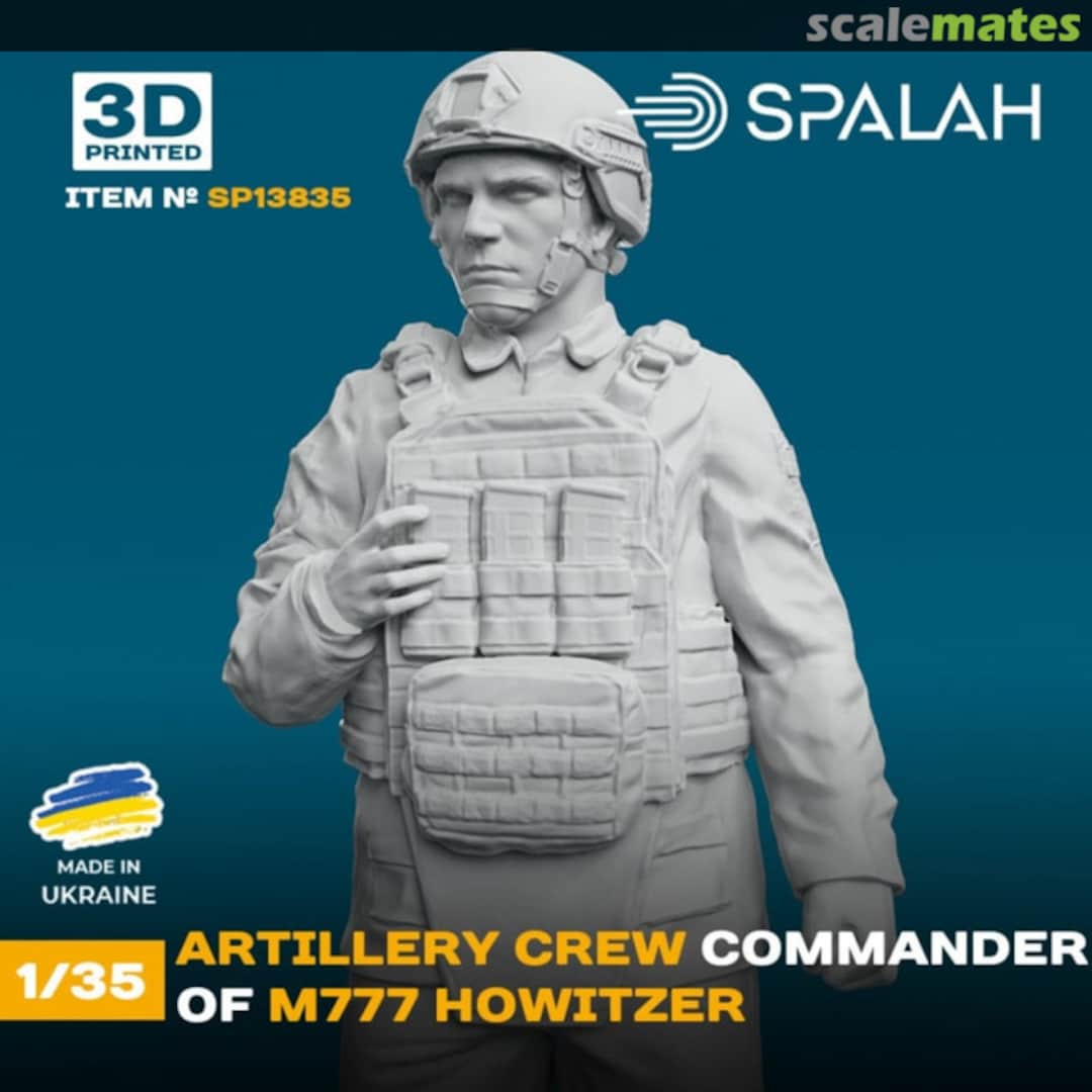 Boxart Artillery crew commander of M777 Howitzer SP13835 Spalah