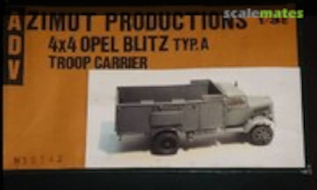 1:35 Opel Blitz 4X4 troop carrier (ADV Azimut 35142)