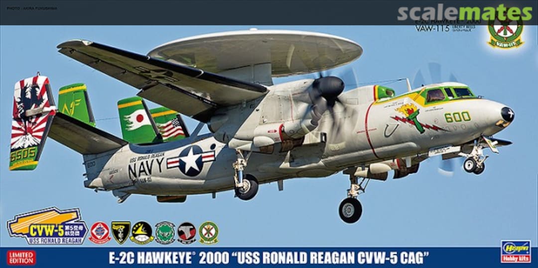 Boxart E-2C Hawkeye 2000 "USS Ronald Reagan CVW-5 CAG" 52142 Hasegawa