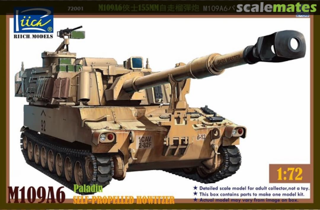 Boxart M109A6 Paladin 72001 Riich.Models