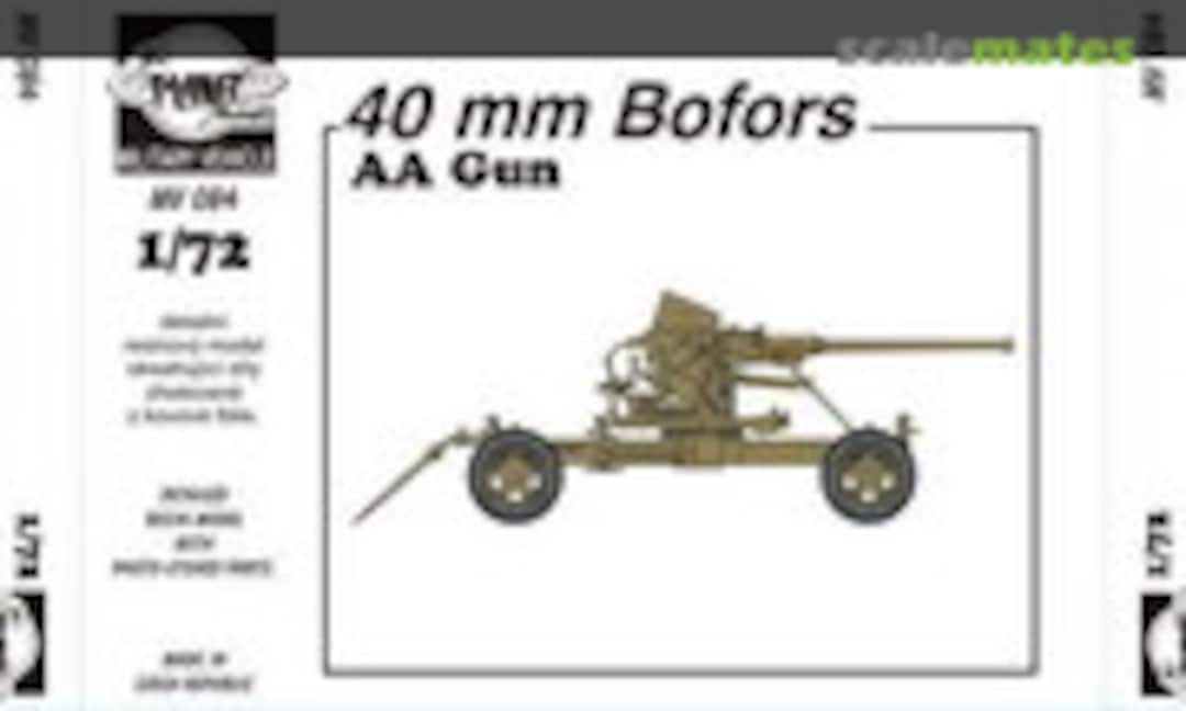 40mm BOFORS Gun AA Gun (Planet Models MV084)