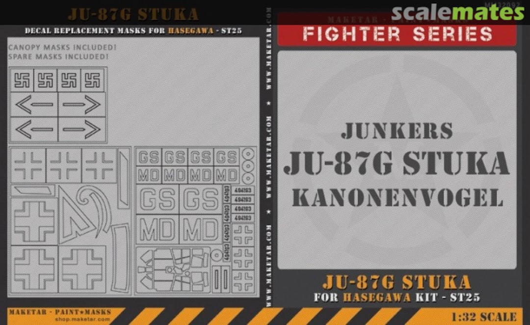 Boxart Junkers Ju 87G Stuka 'Kanonenvogel' MM32092 Maketar