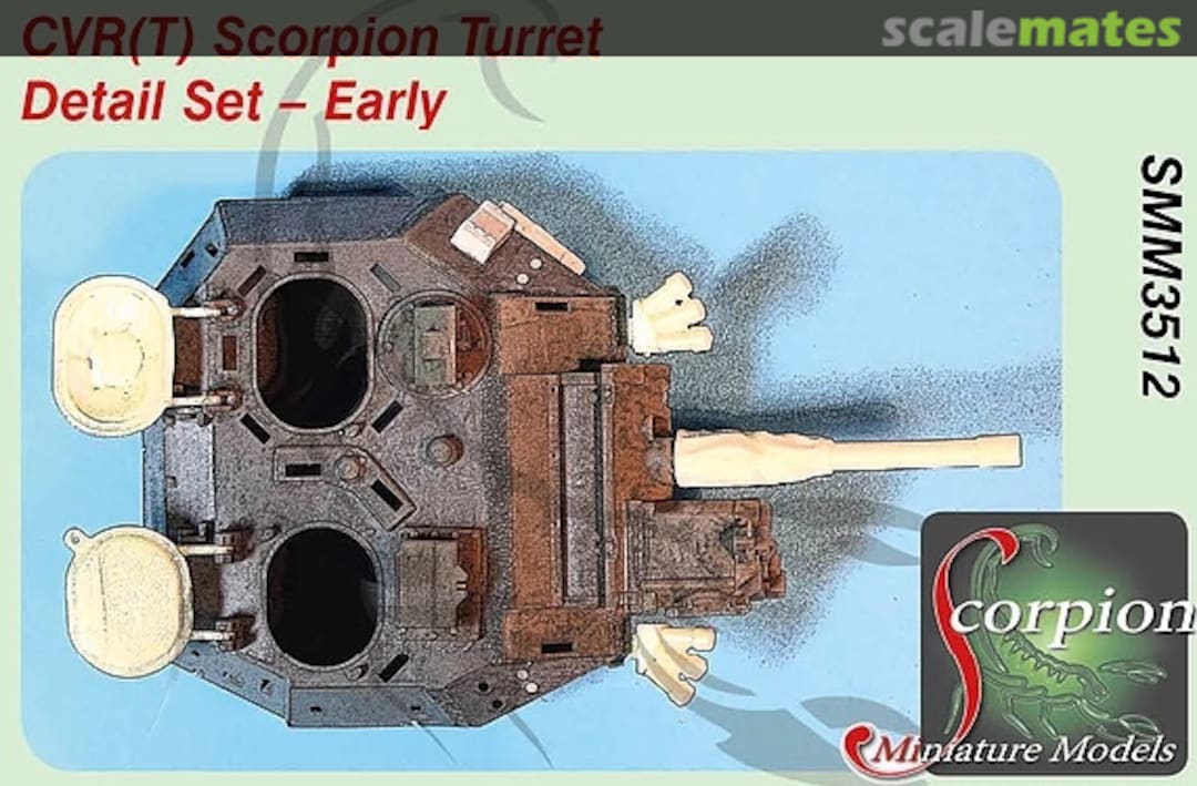 Boxart CVR(T) Scorpion Turret Detail Set - Early SMM3512 Scorpion Miniature Models