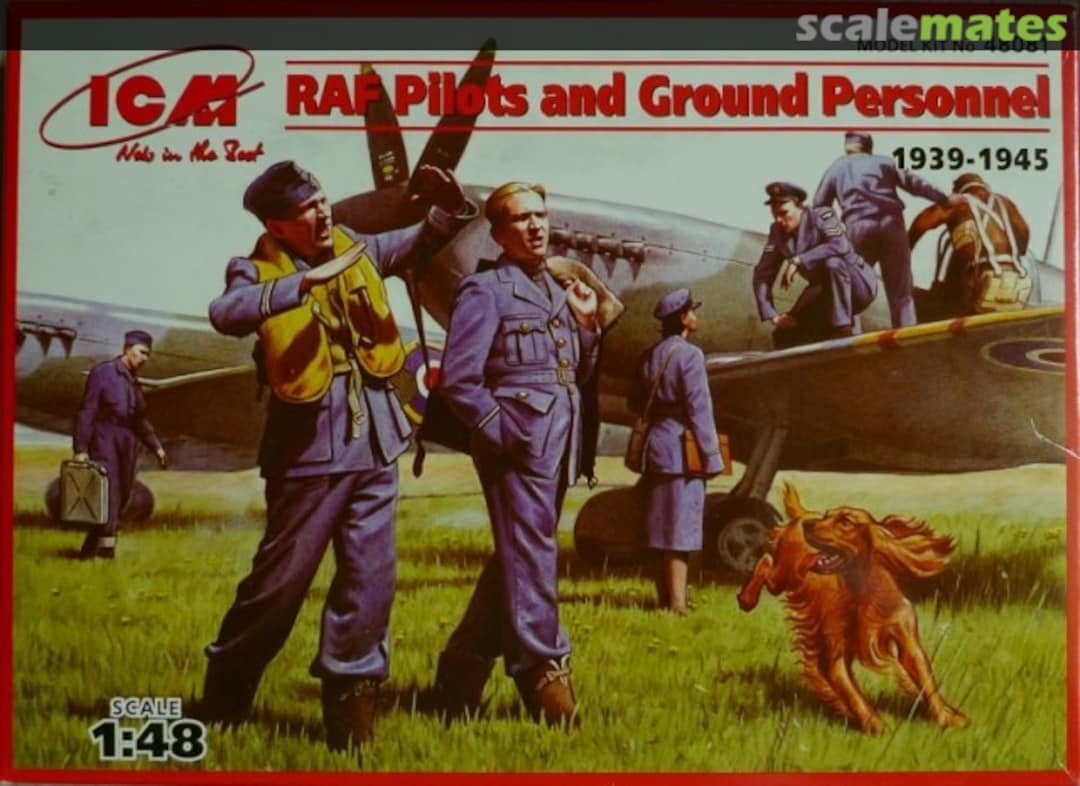 Boxart RAF Pilots and Ground Personnel 48081 ICM