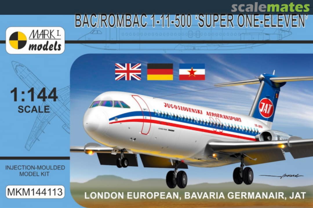 Boxart BAC/ROMBAC 1-11-500 'Super One-Eleven' MKM144113 Mark I Models