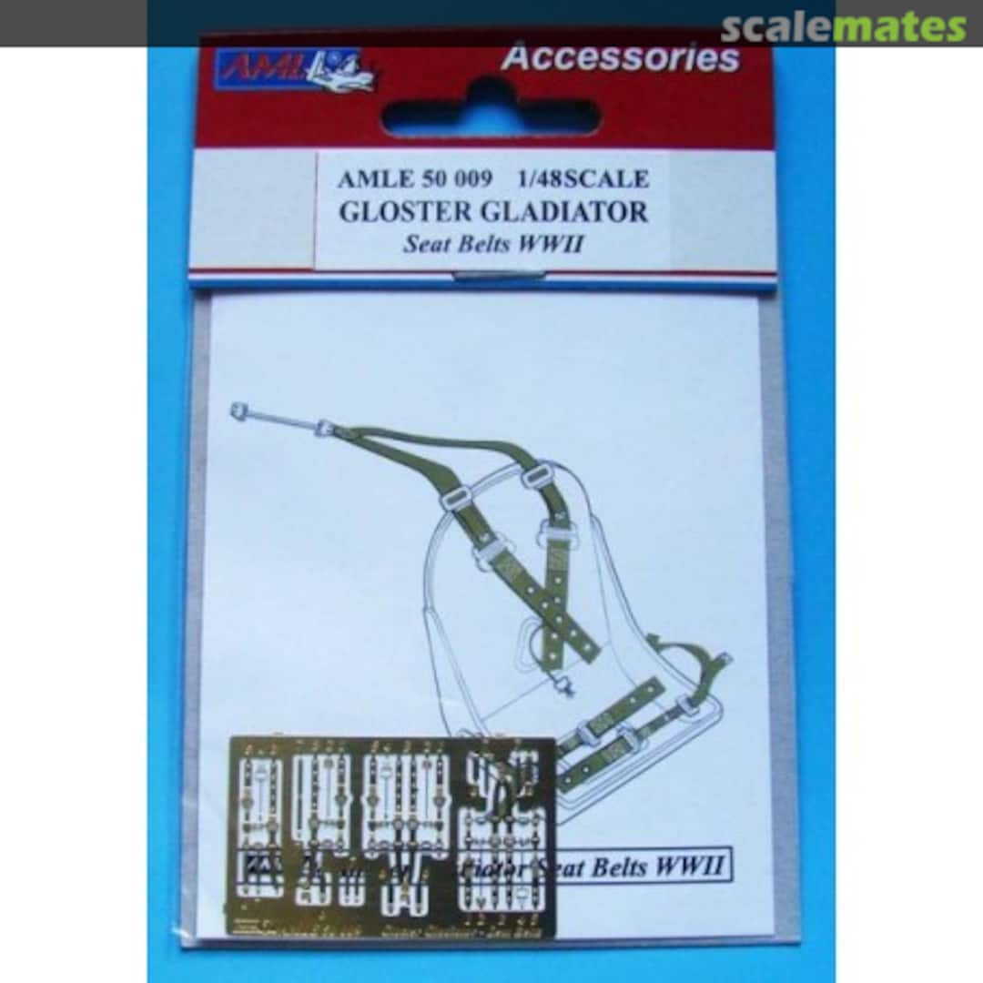 Boxart Gloster Gladiator WWII Seatbelts AMLE5009 AML