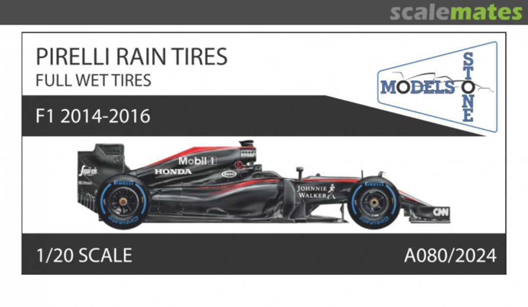 Boxart Pirelli Rain Tires - F1 2014-2016 A080/2024 Stone Models