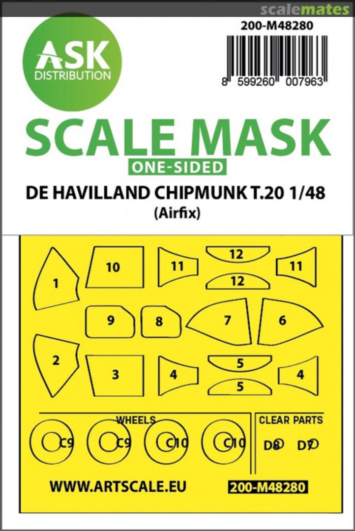 Boxart De Havilland Chipmunk T.20 masks 200-M48280 ASK