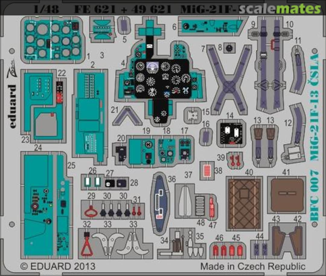 Boxart MiG-21F-13 CSLA (Czechoslovak Air Force) BFC007 Eduard