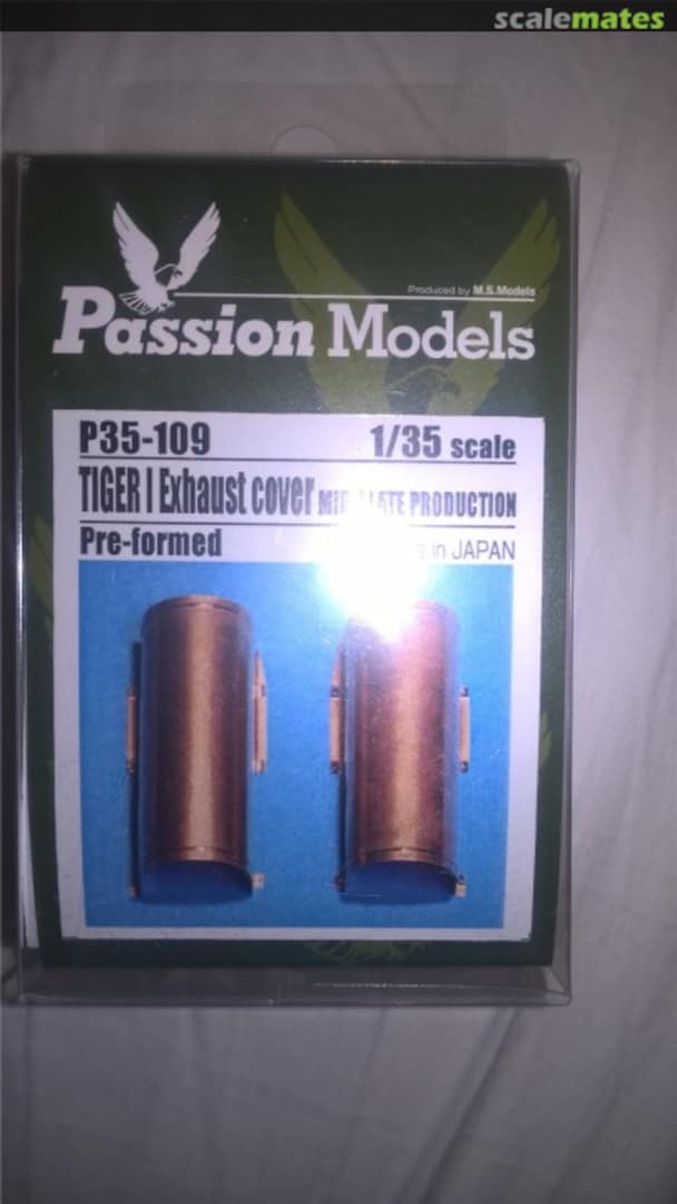 Boxart Tiger I Exhaust Cover P35-109 Passion Models