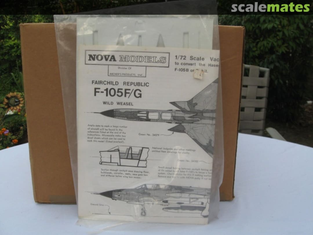 Boxart Republic F-105F/G Thunderchief Conversion ? Nova Models