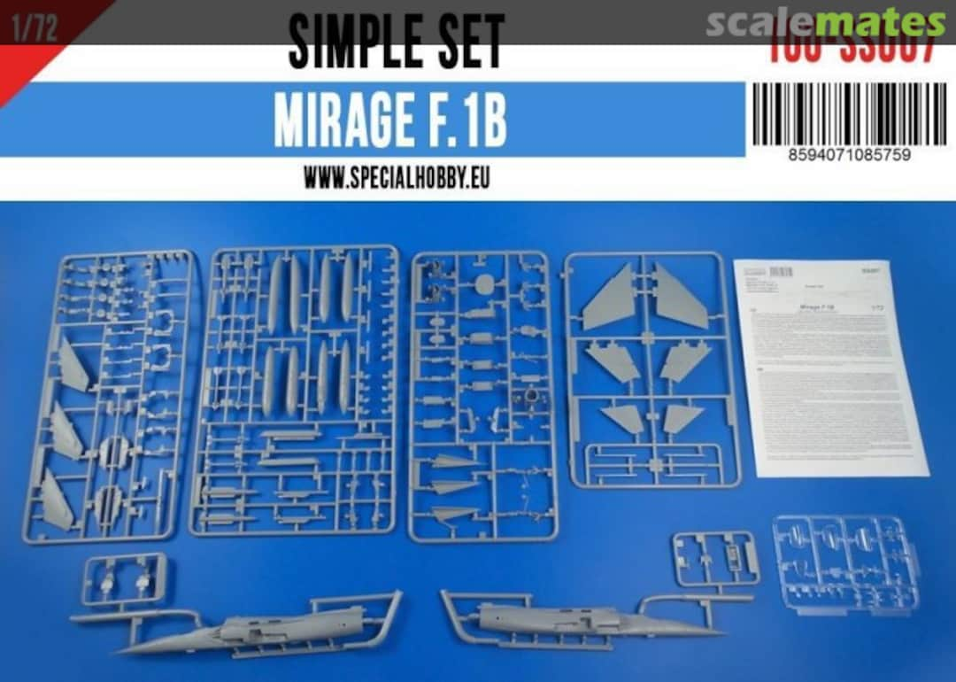 Boxart Mirage F.1B 100-SS007 Special Hobby