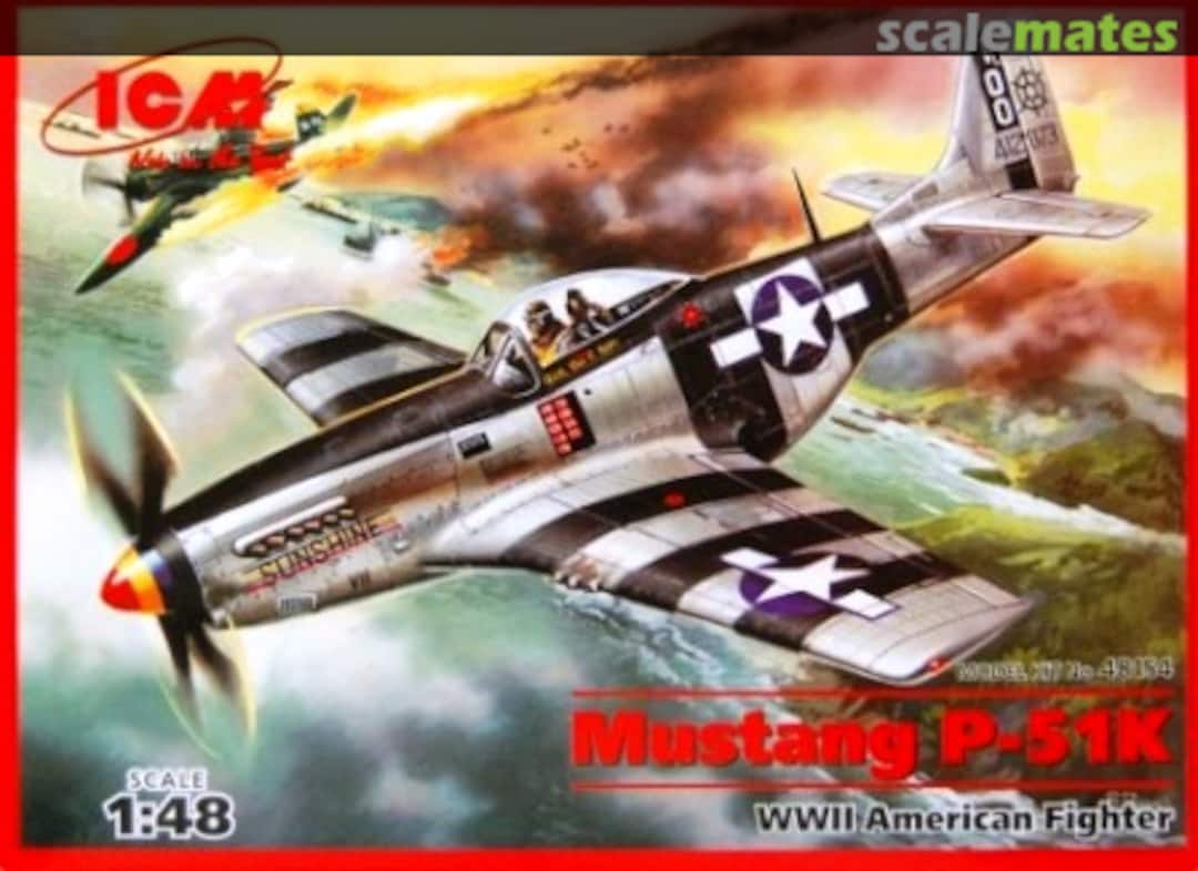 Boxart Mustang P-51K 48154 ICM