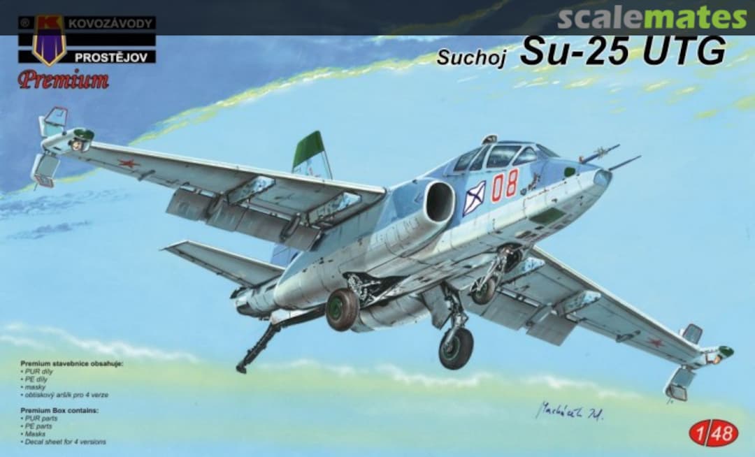 Boxart Suchoj Su-25 UTG KPM4801 Kovozávody Prostějov