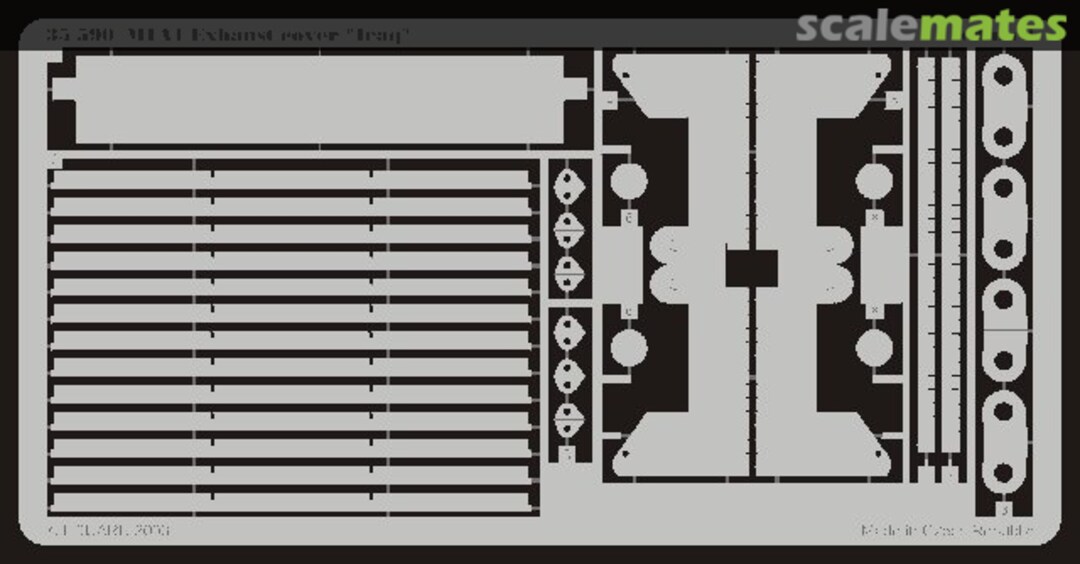 Boxart M1A1 exhaust cover (Iraq) 35590 Eduard