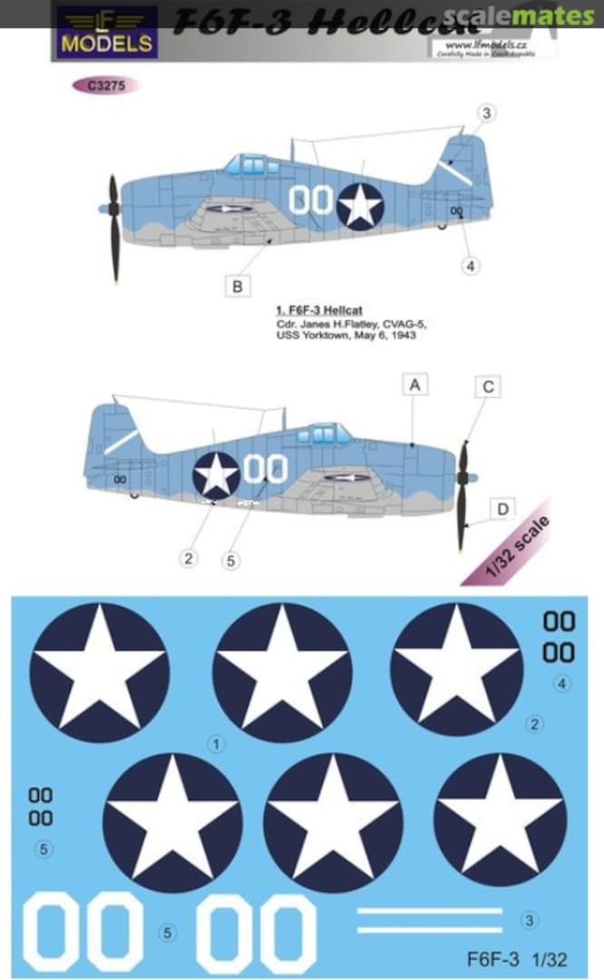 Boxart F6F-3 Hellcat C3275 LF Models