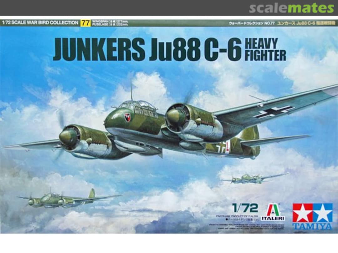 Boxart Junkers Ju88 C-6 Heavy Fighter 60777 Tamiya