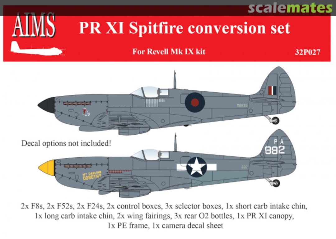 Boxart PR XI conversion set 32P027 AIMS