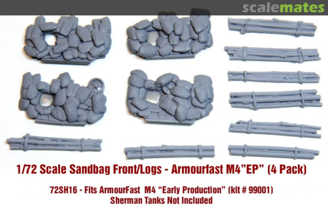 Boxart Sand Bag Fronts/Logs 72SH16 Value Gear