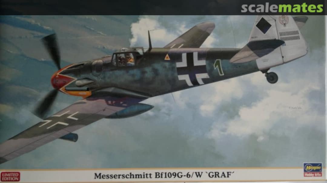 Boxart Messerschmitt Bf109G-6/W `Graf´ 09915 Hasegawa