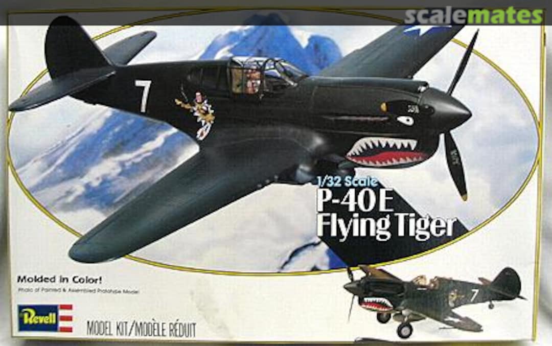 Boxart P-40E Flying Tiger 4400 Revell