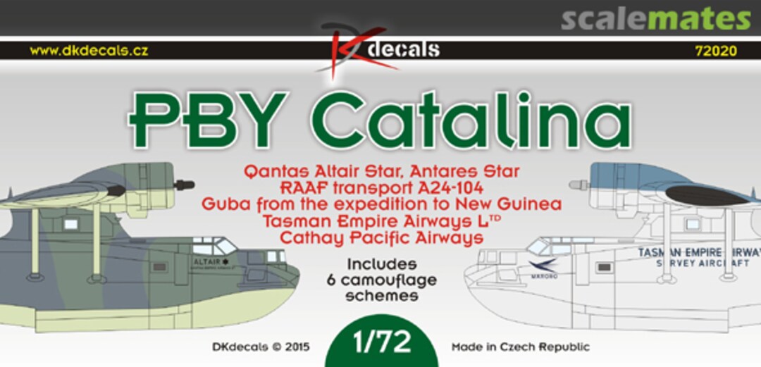 Boxart PBY Catalina 72020 DK Decals