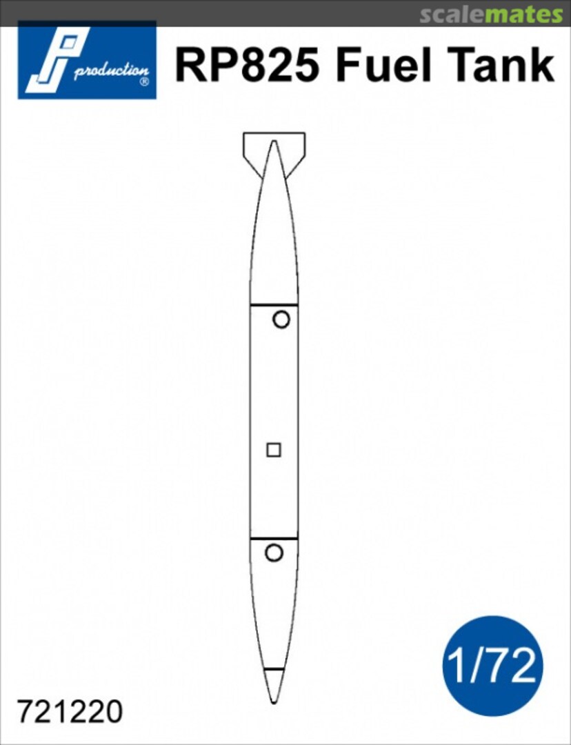 Boxart RP825 fuel tank + pylon 721220 PJ Production