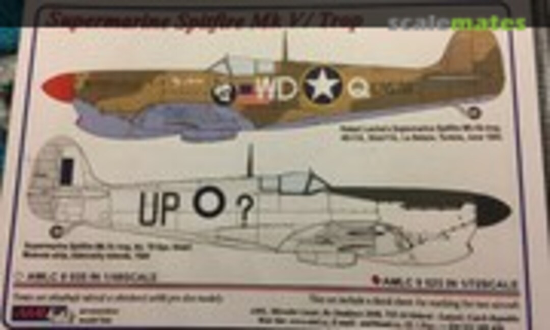 1:72 Supermarine Spitfire Mk.V/Trop (AML AMLC9025)