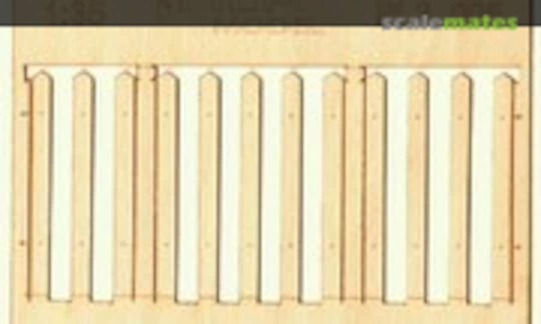 Wooden fence Type 5 (Model Scene PL3-005)