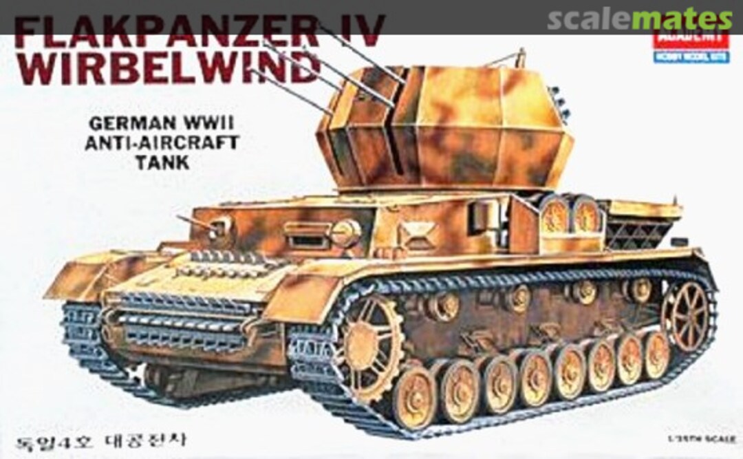 Boxart Flakpanzer IV Wirbelwind 13236 Academy