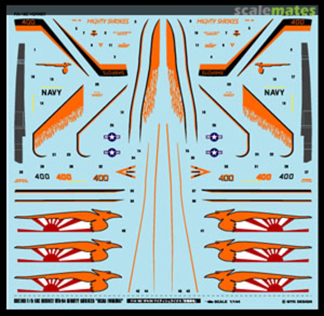 Boxart Boeing F/A-18C Hornet VFA-94 Mighty Shrikes `Mcas Iwakuni` A-282 MYK Design