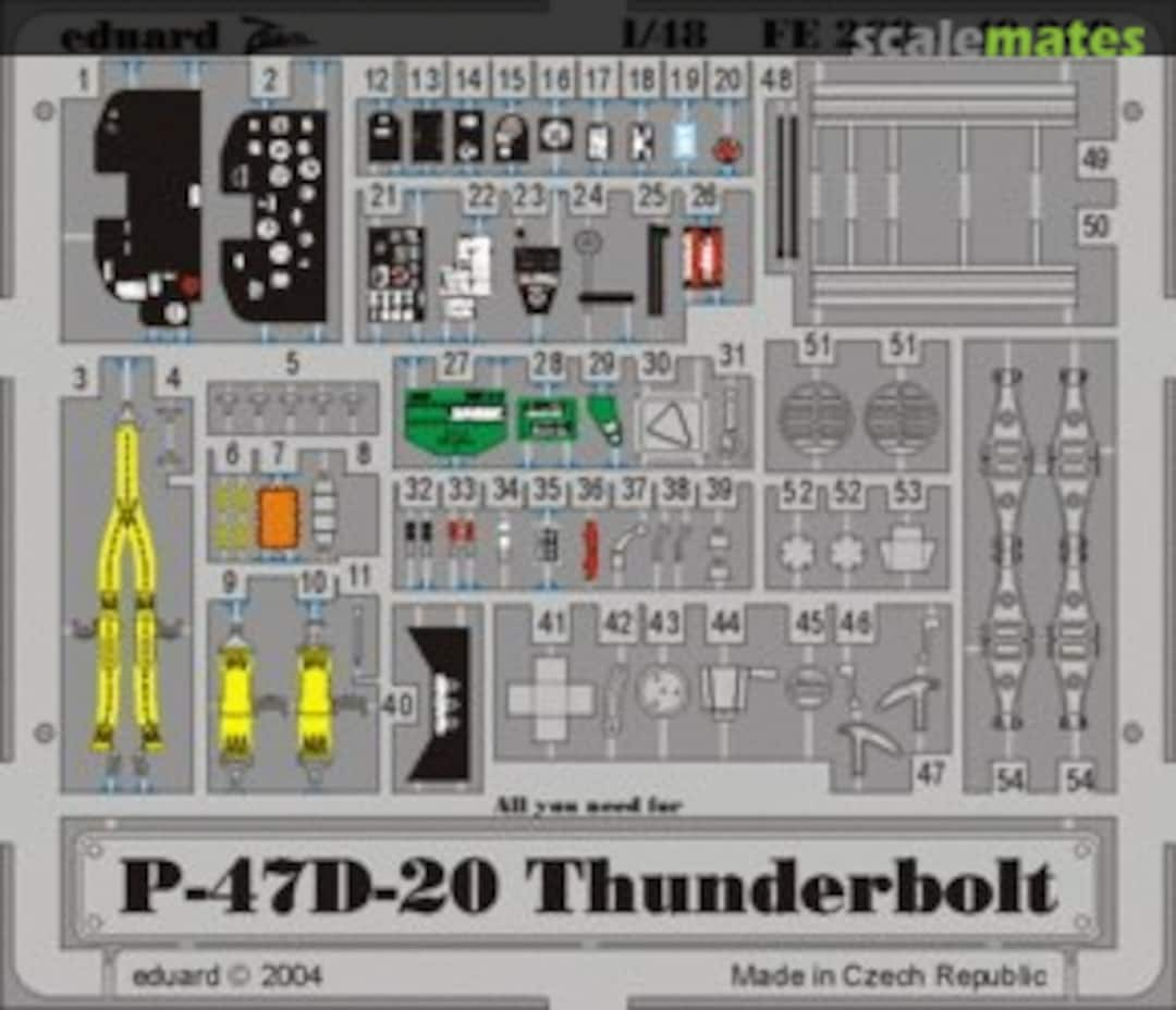 Boxart P-47D-20 FE269 Eduard