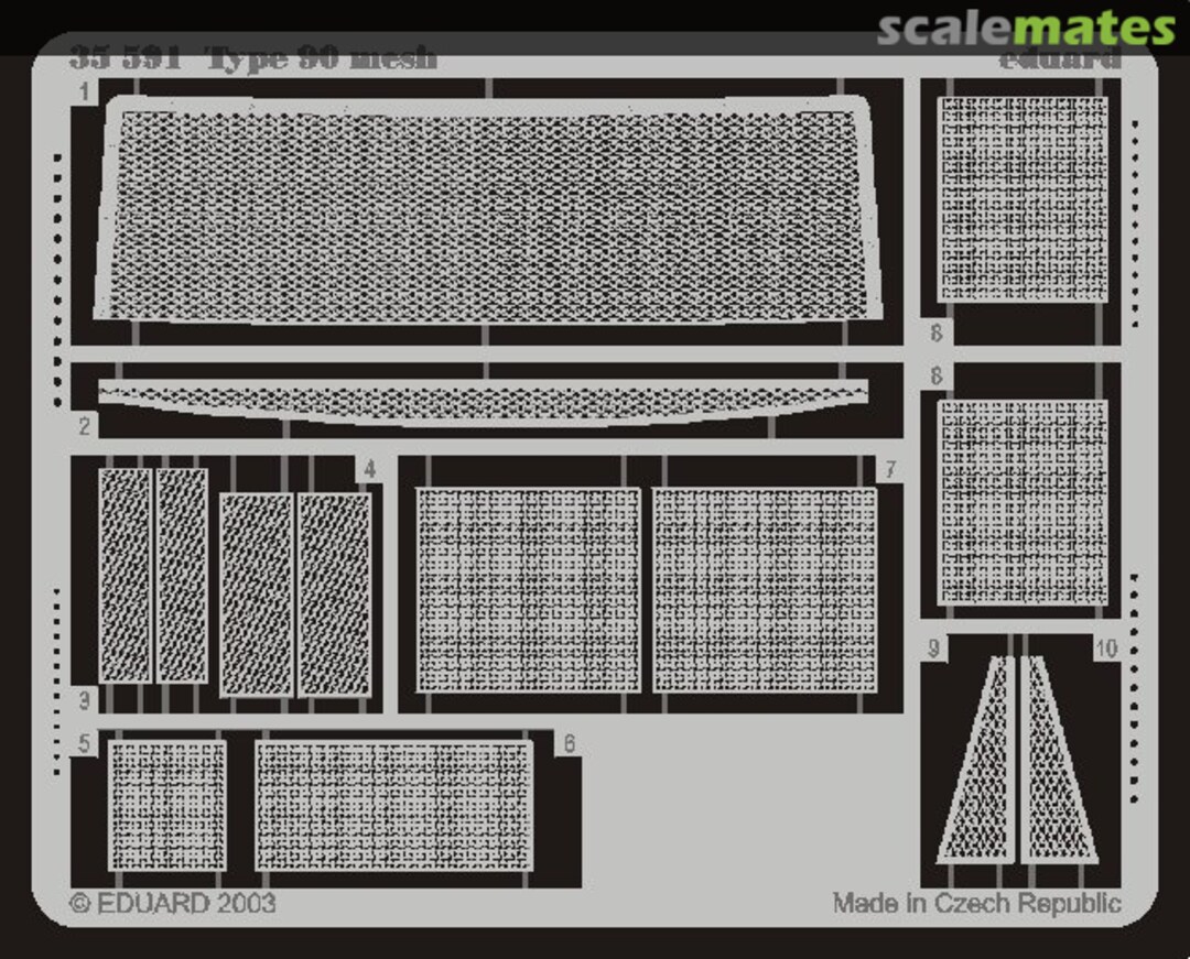 Boxart Type 90 mesh 35591 Eduard