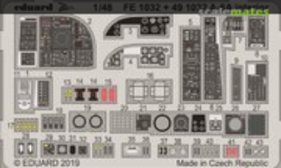 1:48 A-6A interior (Eduard FE1032)