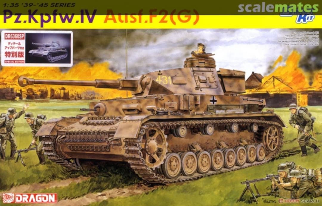 Boxart Pz.Kpfw.IV Ausf.F2(G) DR6360SP Dragon