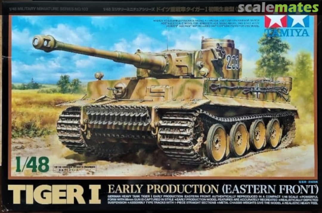 Contents Tiger I Early Production 32603 Tamiya