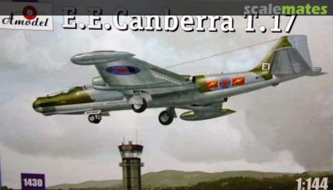 Boxart E.E. Canberra T.17 1430 Amodel