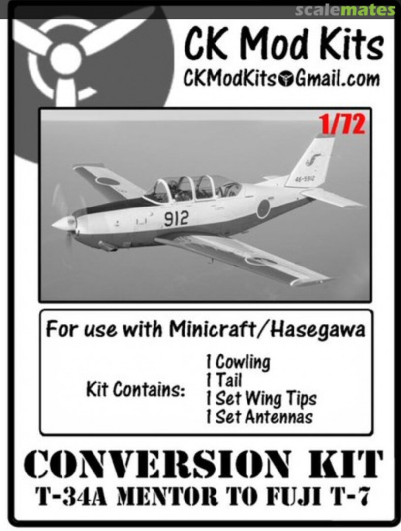 Boxart Conversion Kit - T-34A Mentor to Fuji T-7 CK2204 CK Mod Kits