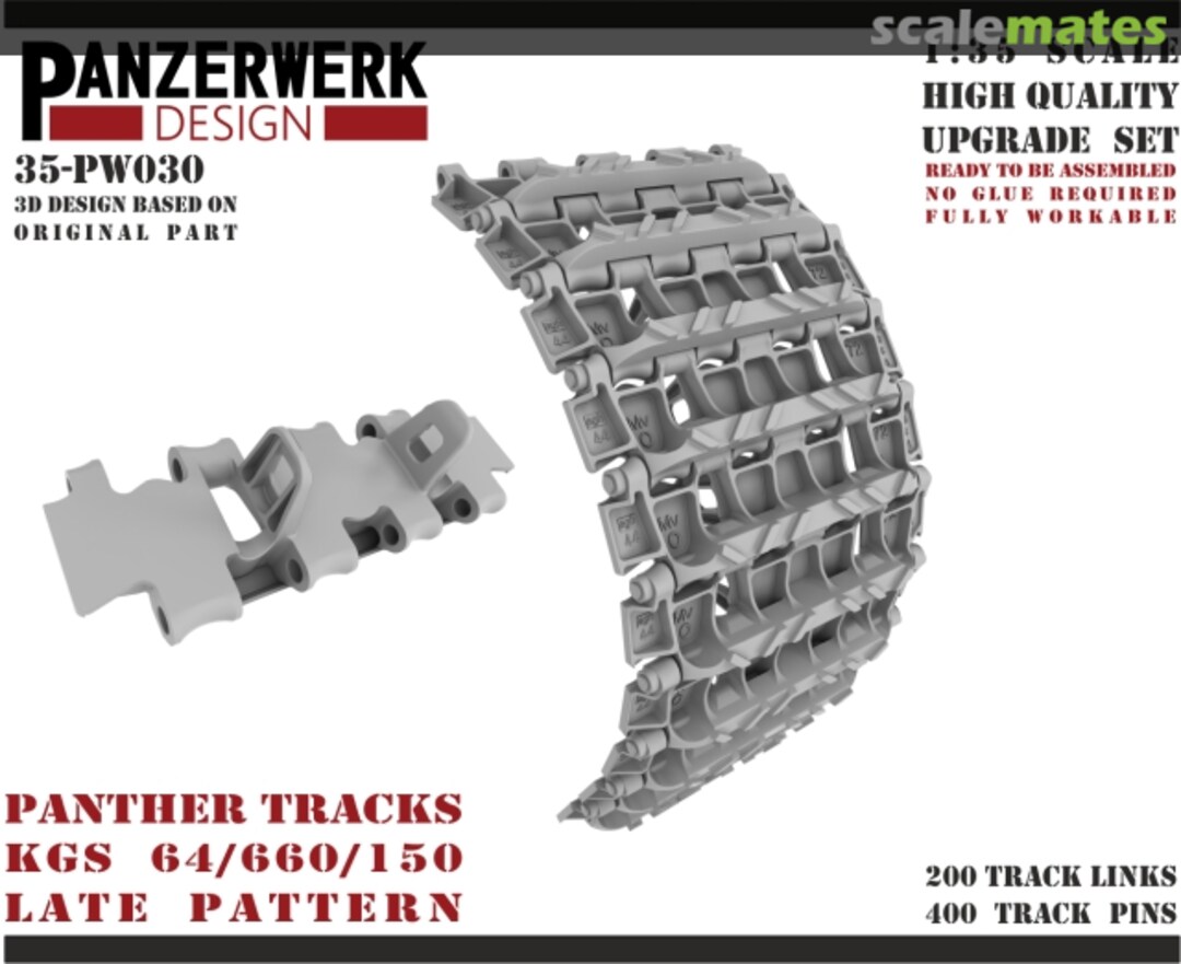 Boxart Panther Tracks 35-PW030 Panzerwerk design