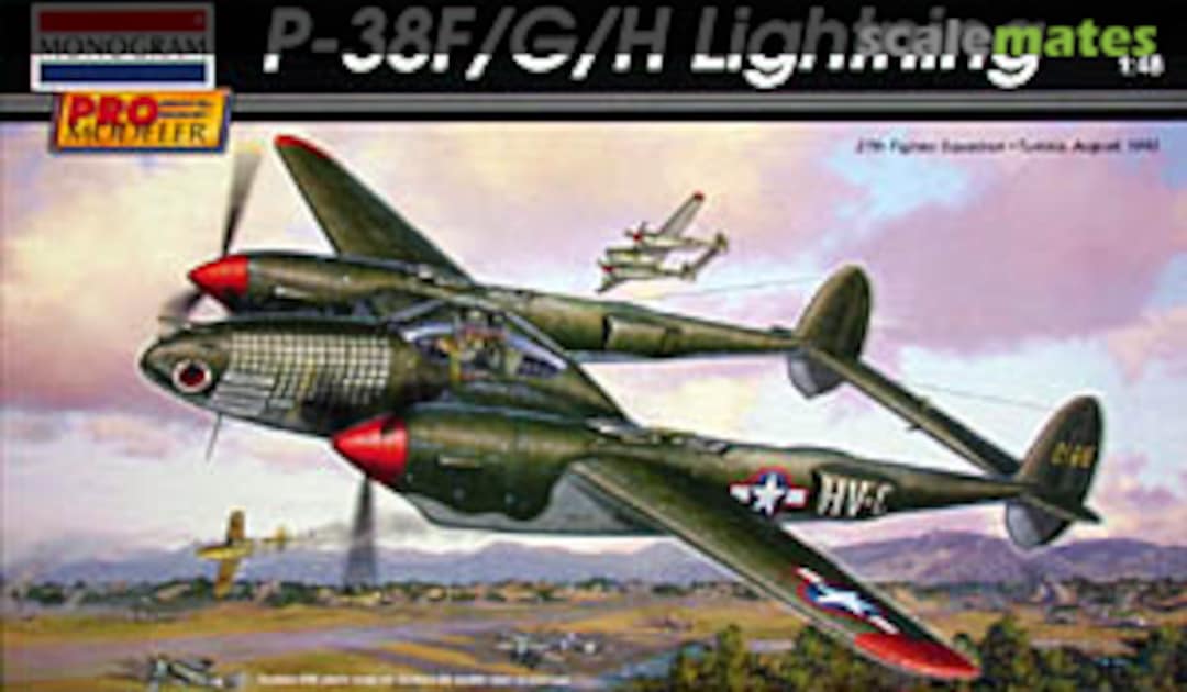 Boxart P-38F/G/H Lightning 85-5974 Monogram - Pro Modeler