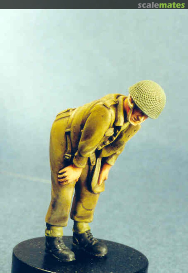 Boxart Sgt Enfield Paratrooper Leaning Over 35.5555 Resicast