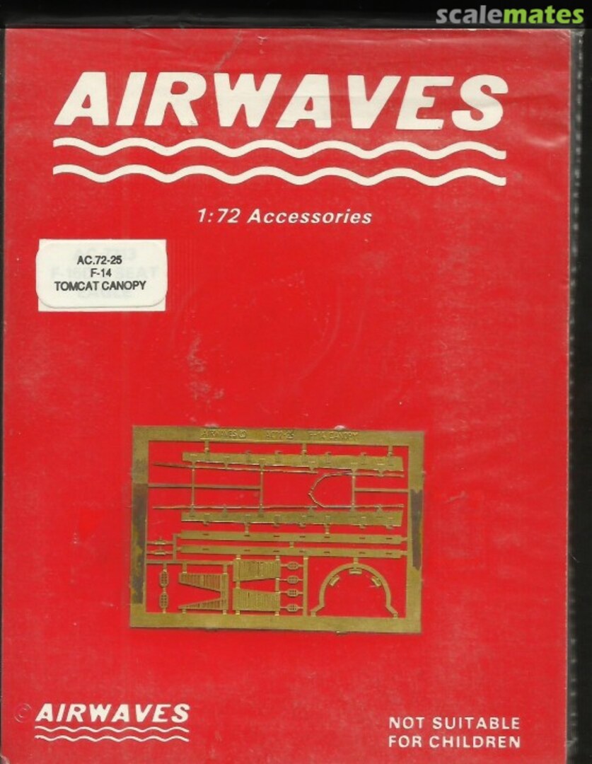 Boxart F-14 Tomcat Canopy AC72-25 Airwaves