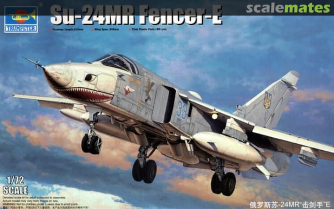 Boxart Su-24MR Fencer-E 01672 Trumpeter