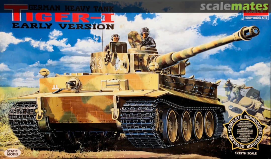 Boxart Tiger-I early version 1348 Academy